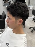 MEN’S HAIR/波巻ツイストスパイラル/フェザーパーマ/新田