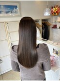 髪質改善で作る艶ロングストレート【姫路・飾磨】