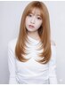 【最高級】カット+ブリーチなしダブルカラー+髪質改善クイックTR+ヘアオイル