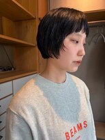 ネロ ヘアサロン 渋谷(NERO HAIR SALON)&nbsp;ショートボブ/軽めボブ/ボブ短め/オン眉