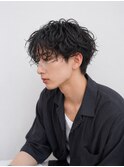 メンズカット/マッシュショート/ツイストスパイラルパーマ