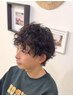 【朝のセットが簡単】メンズカット+パーマ