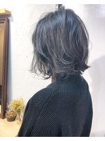 ヘアーアンドアトリエ マール(Hair&Atelier Marl)&nbsp;【Marl】ブルージュカラーの無造作ボブ♪