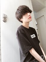 シン(syn)&nbsp;サイドパートショートテクノクラウドマッシュセミウエット