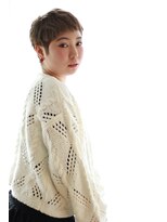 ソア 武蔵小杉(SOAR) モードな3Dカラーのミニマムボブノットヘアonジグザグバング