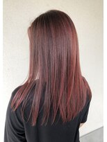 バベル(BABEL Hair Design)&nbsp;【BABEL】チェリーレッド＿ラベンダーピンク艶カラー