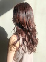 アイティー バイ アルバム 中野店(IT by ALBUM) ラベージュロング_セミウェットウェーブオリーブカラー_ba306412