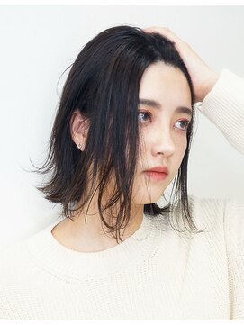 マックスビューティーギンザ(MAXBEAUTY GINZA)　 セミウェット外ハネ切りっぱなしボブ☆