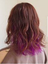 パザパ 交り江店(PA.ZA.PA.)&nbsp;韓国風艶髪インナーカラー/ピンクパープル　20代30代40代