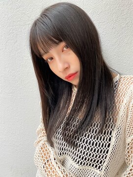 シー バイ ロンド 新宿(Sea by Lond) 【藤原三知代】黒髪フェザーバング