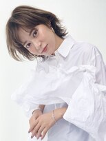 アイティーバイアルバム 八王子店(IT by ALBUM)&nbsp;ワンカールレイヤー_マッシュショートフェザーバング_8617