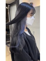 フラム 渋谷(flamme)&nbsp;イヤリングカラー◇ネイビーブルー◇