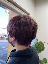 エルフゥ(Elle fou)&nbsp;大人ショート　チェリーレッド