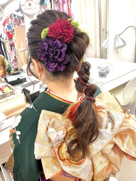 ビューティック ハラジュク(Hair&Make Beautique Harajuku) ポニーテールアレンジヘア