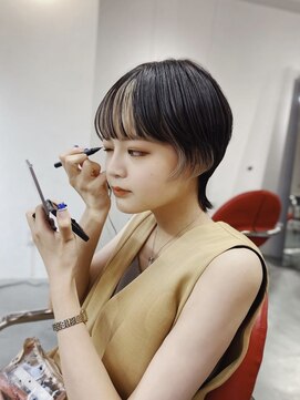 丹 #フェイスフレーミング#ショートウルフ