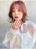 表参道roijir スウィングショート×ピンクアッシュカラー
