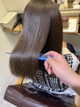 ブレンドバイハピネス(Blend by happiness) アッシュベージュ×シルクトリートメント