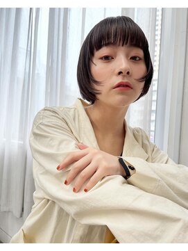 ユノ(juno) 【中目黒】顔まわりレイヤーのオシャレショートボブ☆