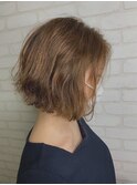 前下がり外ハネボブ【TELAHAIR土浦】