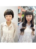 シルキーベージュ#シールエクステ#シアカラー#韓国#カール#小倉