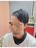 ガチアシメショート