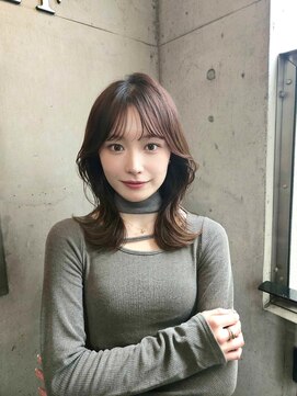ミンクス 原宿店(MINX) イメチェン前髪小顔こなれミディ_表参道/原宿