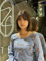 ゼスト フィーノ(ZEST fino)&nbsp;秋のオリーブベージュと小顔ワンレンボブ