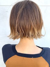 ヘアーバイモンキー(Hair by Monkey) ブリーチグラデーション