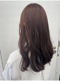 髪質改善姫カットピンクブラウン【Zina北千住ミルディス通り】