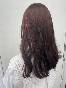 ジーナ 北千住ミルディス通り(Zina) 髪質改善姫カットピンクブラウン【Zina北千住ミルディス通り】