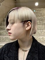 ラーサ(LaHzA)   大人ショートボブ黒髪ショートカットマッシュショート前髪あり