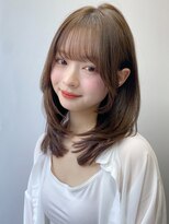 エトラ 渋谷店(etora)&nbsp;小顔 フェミニンロング メルティーカラー 似合わせカット"