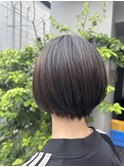 【お手入れ簡単まとまりショートボブ】style 北村 健太