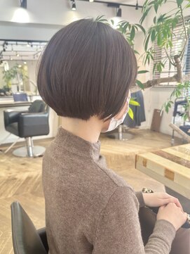 ファイブシーン アオヤマ(5SCENE AOYAMA) 切りっぱなしボブミニボブパーマくびれボブ外ハネボブブリーチ