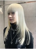 レイヤーカット/ブリーチ/ブロンド　azu