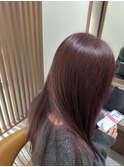 ブリーチなしピンクブラウン♪