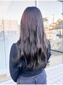 グレージュカラー モテ髪ヘア レイヤー