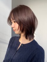 カート バイ デコ(Kurt by DECO)&nbsp;レイヤーボブとブリーチ無しの透明感ブラウンは