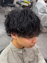 ビカムメンズヘアー 栄店(become men's hair)&nbsp;黒髪サーフマッシュ/サーフカール/初パーマ/メンズパーマ/名古屋