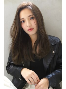 ブラン 栄(Blanc) 【Blanc】髪質改善カラー＿艶カラー＿くすみベージュ＿ロング