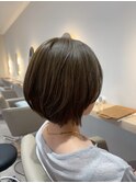 ミニウルフ丸みシルエットショート