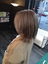 ヘアーアンドカラー ルジャルダン 葛西店(le jardin) 外ハネミディアム