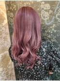 ロング巻き髪ヘア