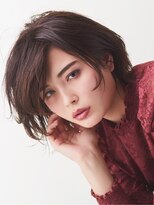 ソワネ 表参道(soigne)&nbsp;表参道大人ショートボブ顔周りレイヤーカットくびれショート30代