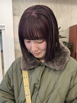 ノード(NODE)&nbsp;栄外ハネナチュラル大人可愛い韓国ボブ　ぷつっと切りっぱなし