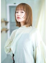 ケアリー 練馬(Carelly)&nbsp;デザインカラー/レイヤーカット/ウェットヘア/オリーブベージュ