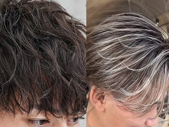 ヘアースペース 練馬店(hair space COCO)の写真/白髪ぼかしやパーマスタイルが得意なサロンで、新たなスタイルを提案！周りと差が付くオシャレなメンズに♪