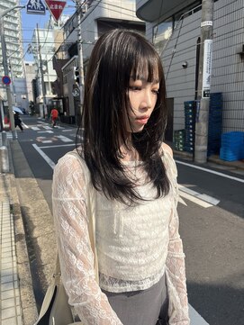 フランチェスカ(Francesca) ハイレイヤー/レイヤーカット/フロントレイヤー/グレージュ