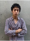 メンズカットパーマ/メンズパーマ/学割U24/センターパート