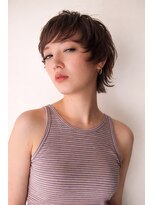 ペスカケイクリエイティブ(PESCA K-CREATIVE)&nbsp;透明感ショートマレット｜モノトーンカラー×ローライト